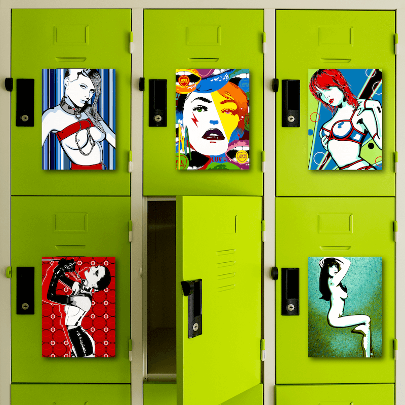 Buy Erotic Art Fridge Magnets by Artist Anita Nevar | Home Decor Kitchen Gadgets | Ravenged.