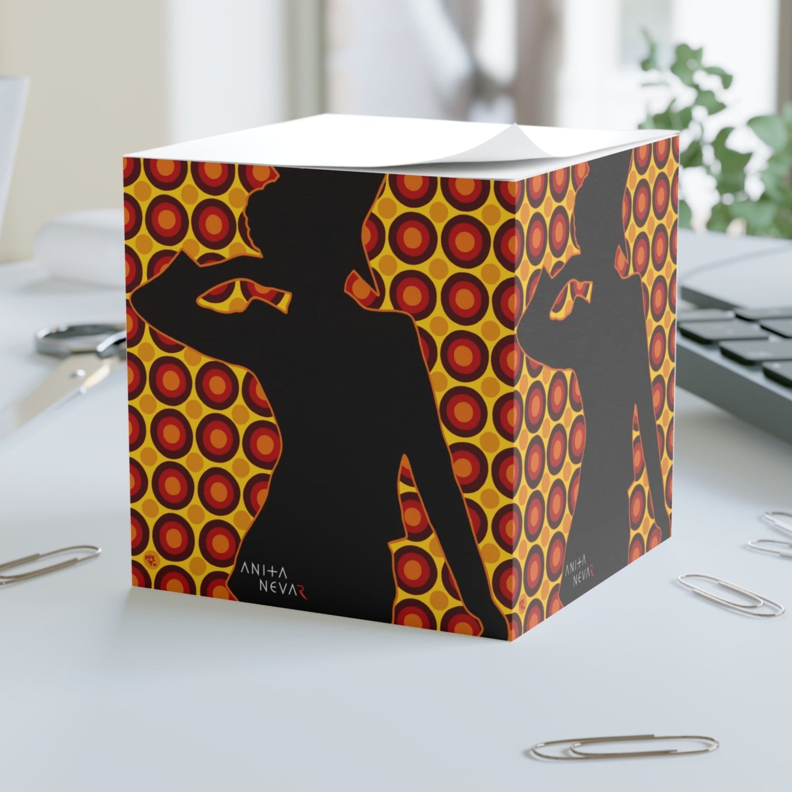 Erotic Pop Art Sticky Note Cube