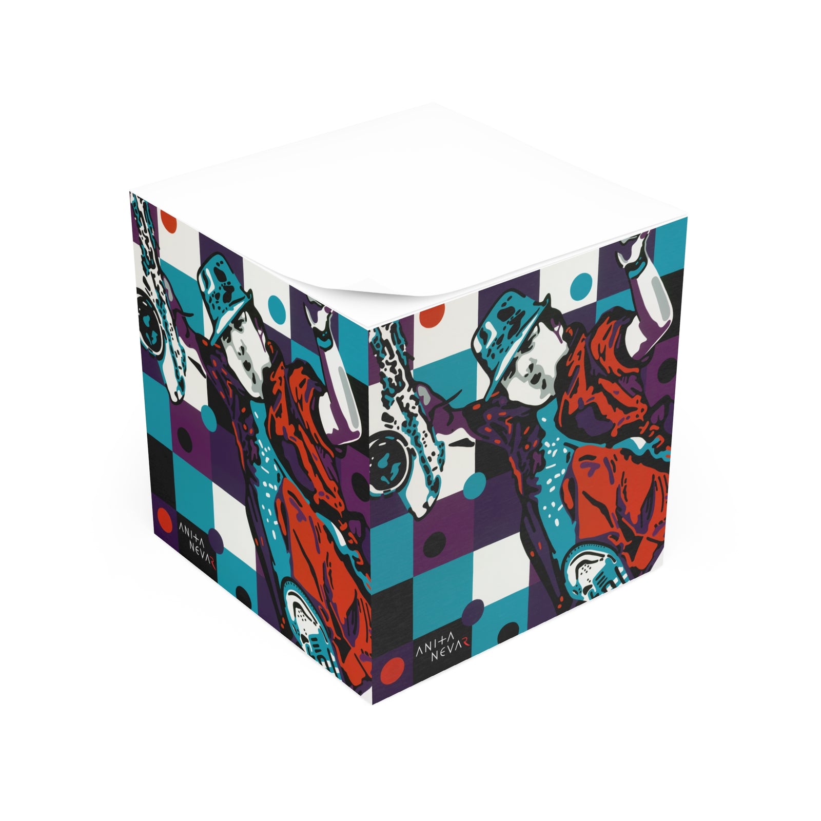 Erotic Pop Art Sticky Note Cube