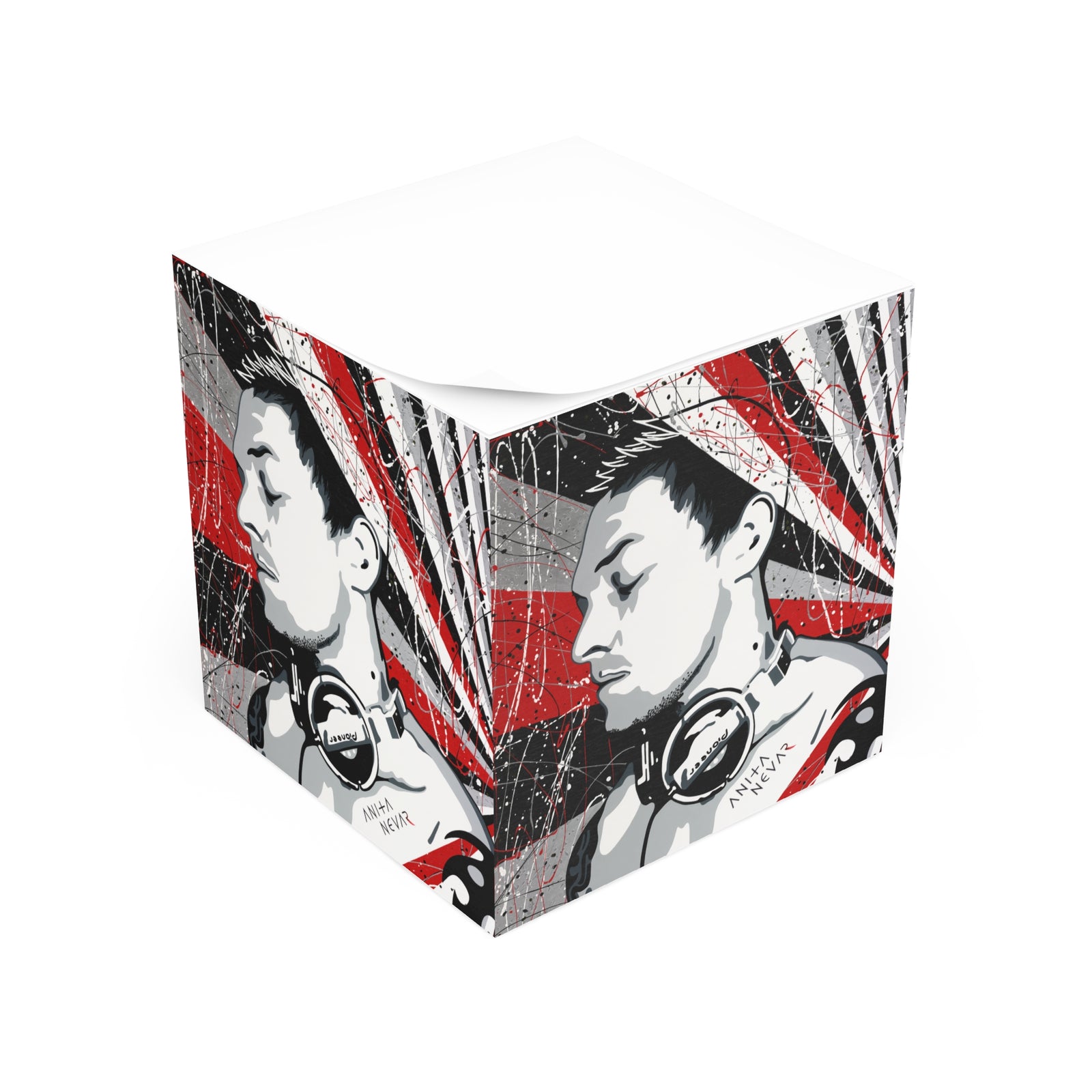 Erotic Pop Art Sticky Note Cube