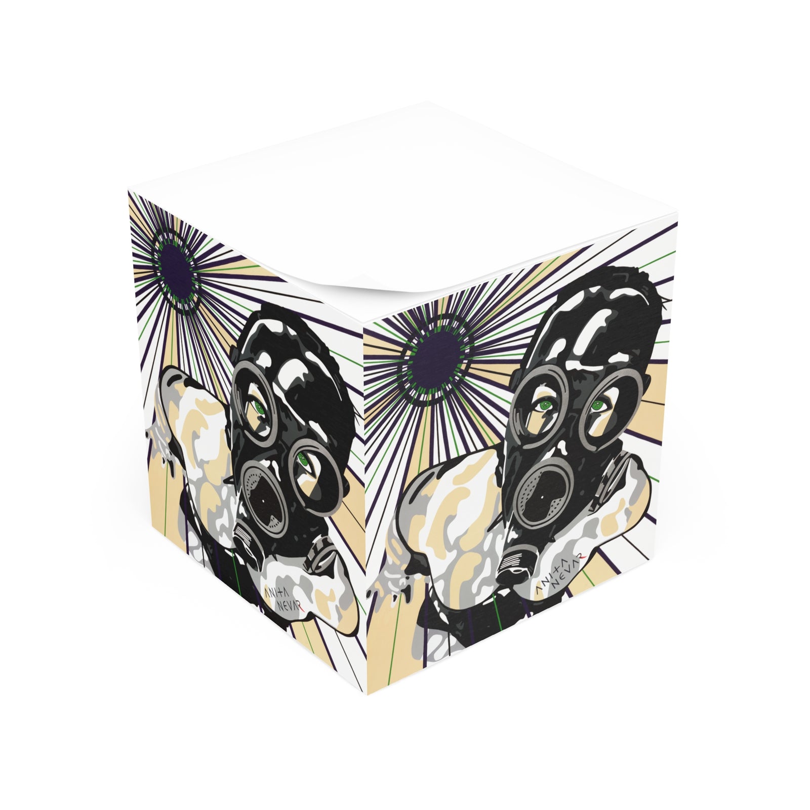 Erotic Pop Art Sticky Note Cube