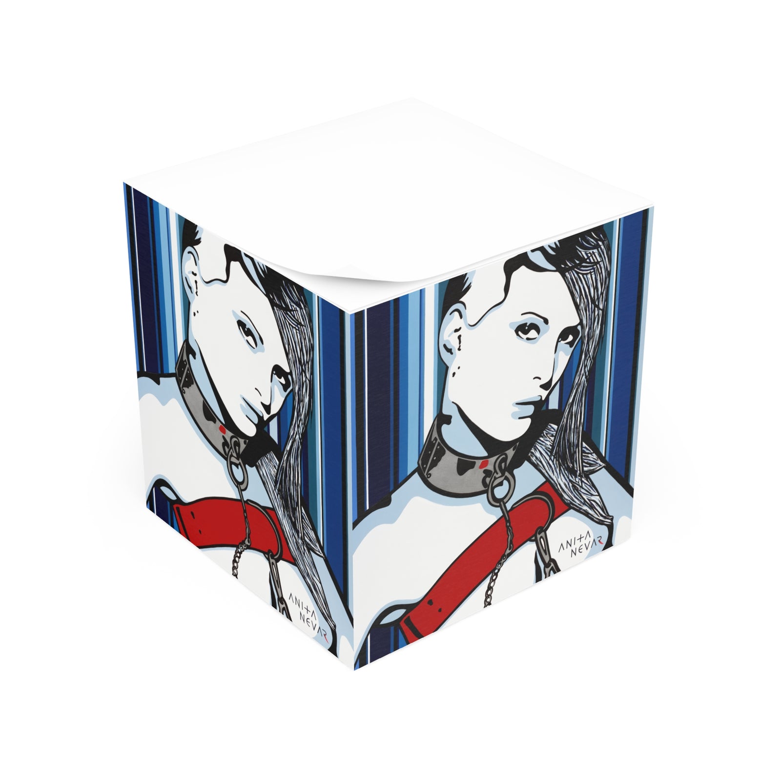 Erotic Pop Art Sticky Note Cube