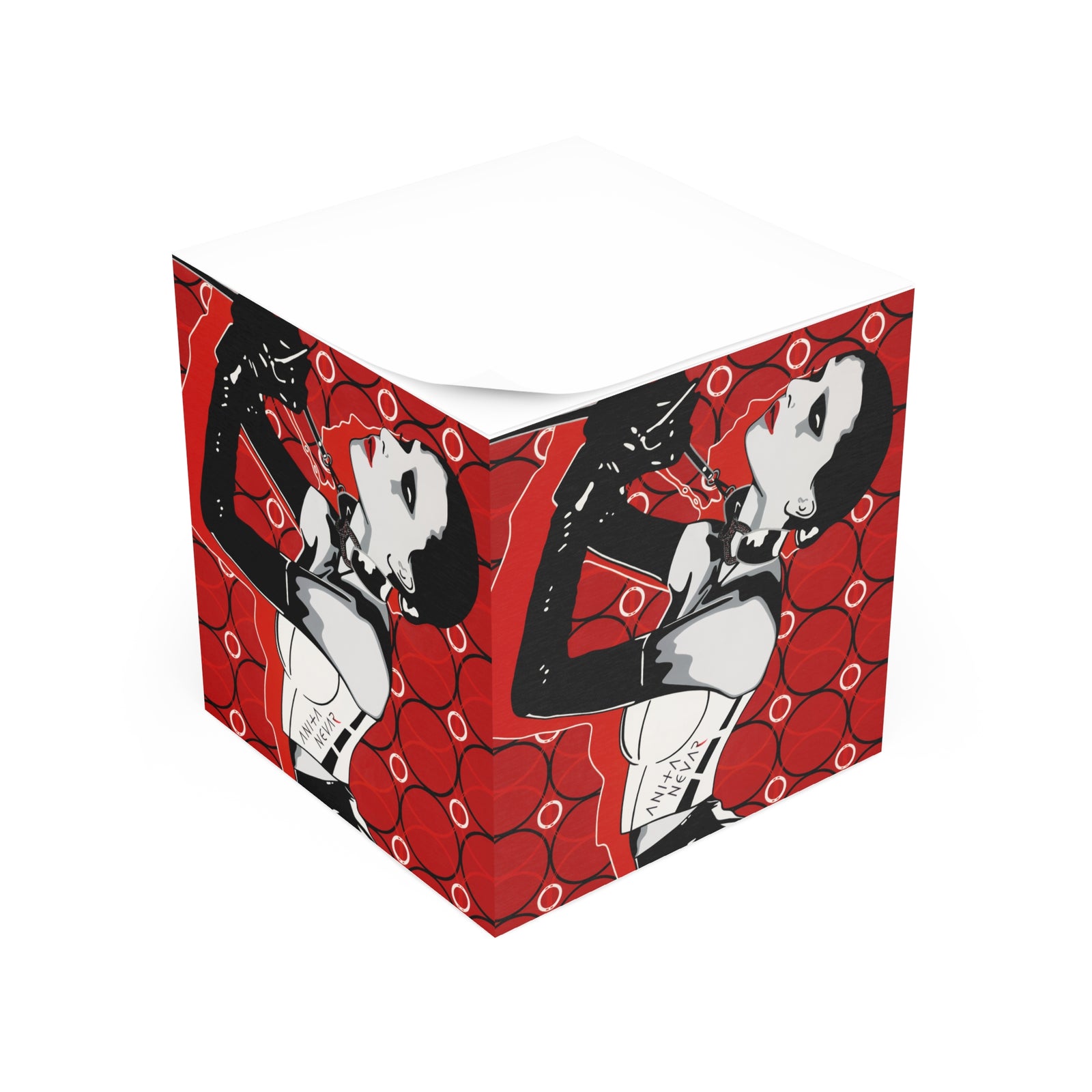 Erotic Pop Art Sticky Note Cube