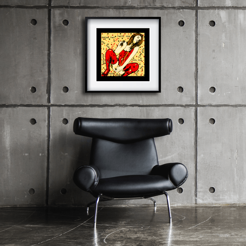 Buy Erotic Art Prints by Artist Anita Nevar | Unique Home Decor | Ravenged.