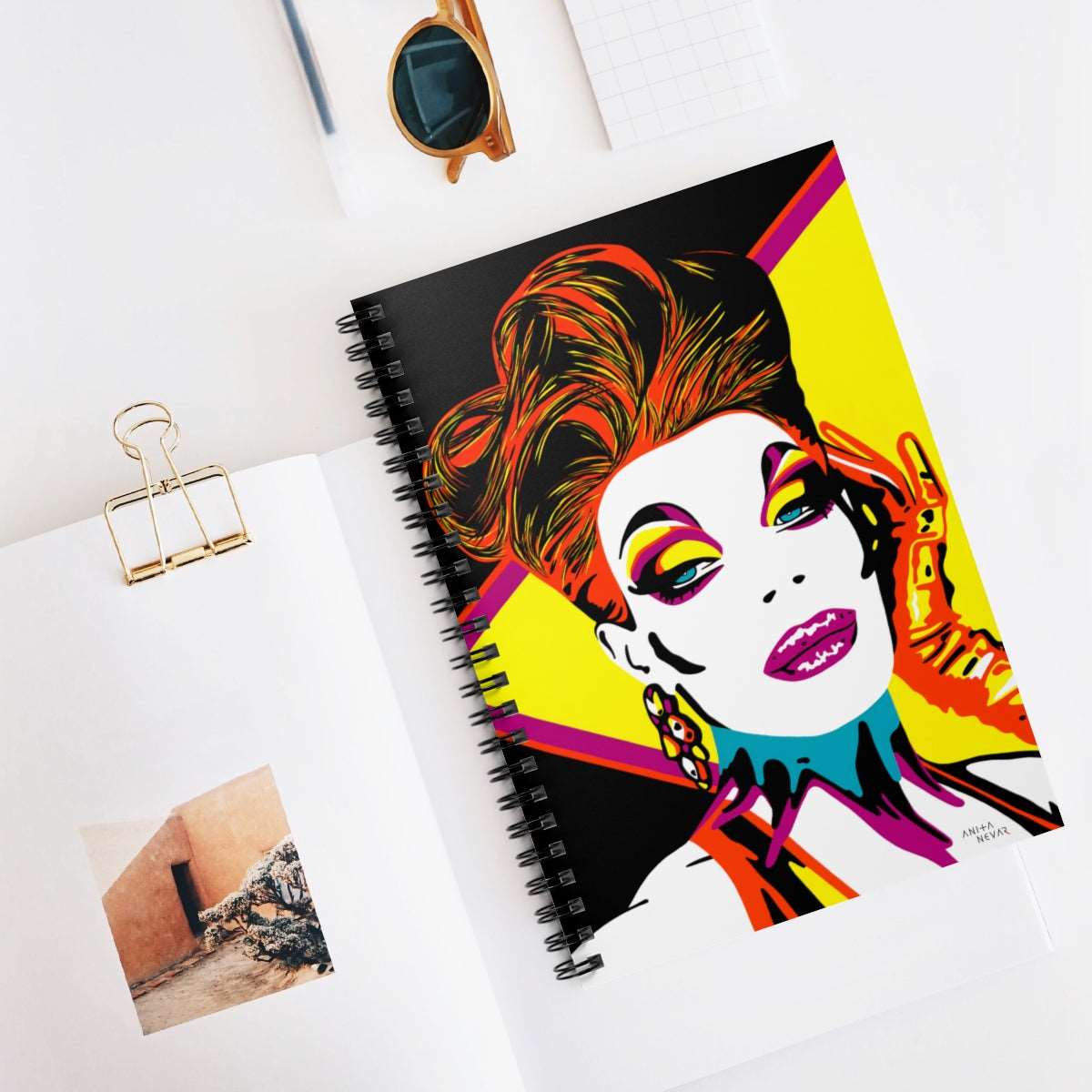 Notebook Vibrant Woman Erotic