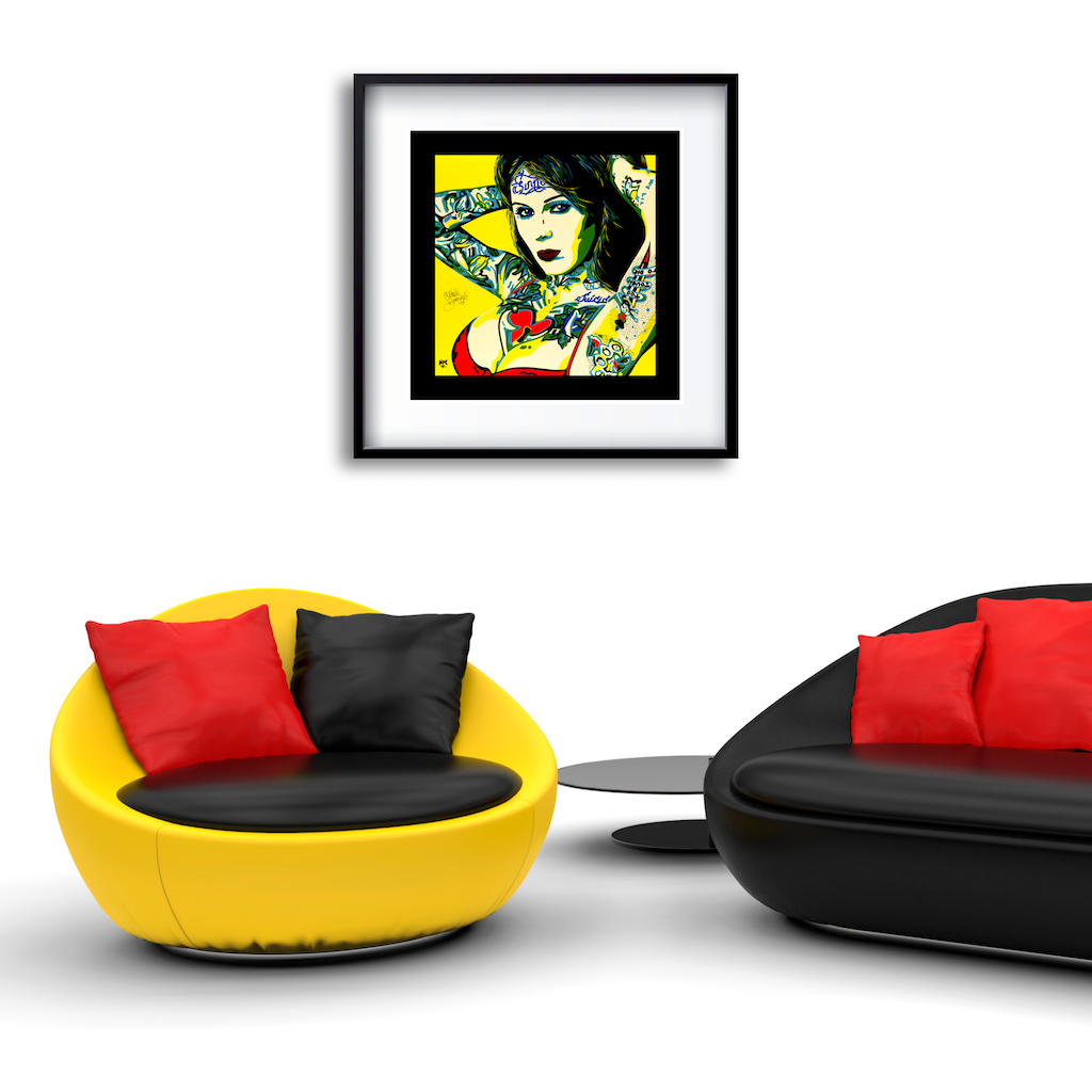 Buy BOMBSHELL Erotic Art Prints by Artist Anita Nevar | Ravenged Online Store.