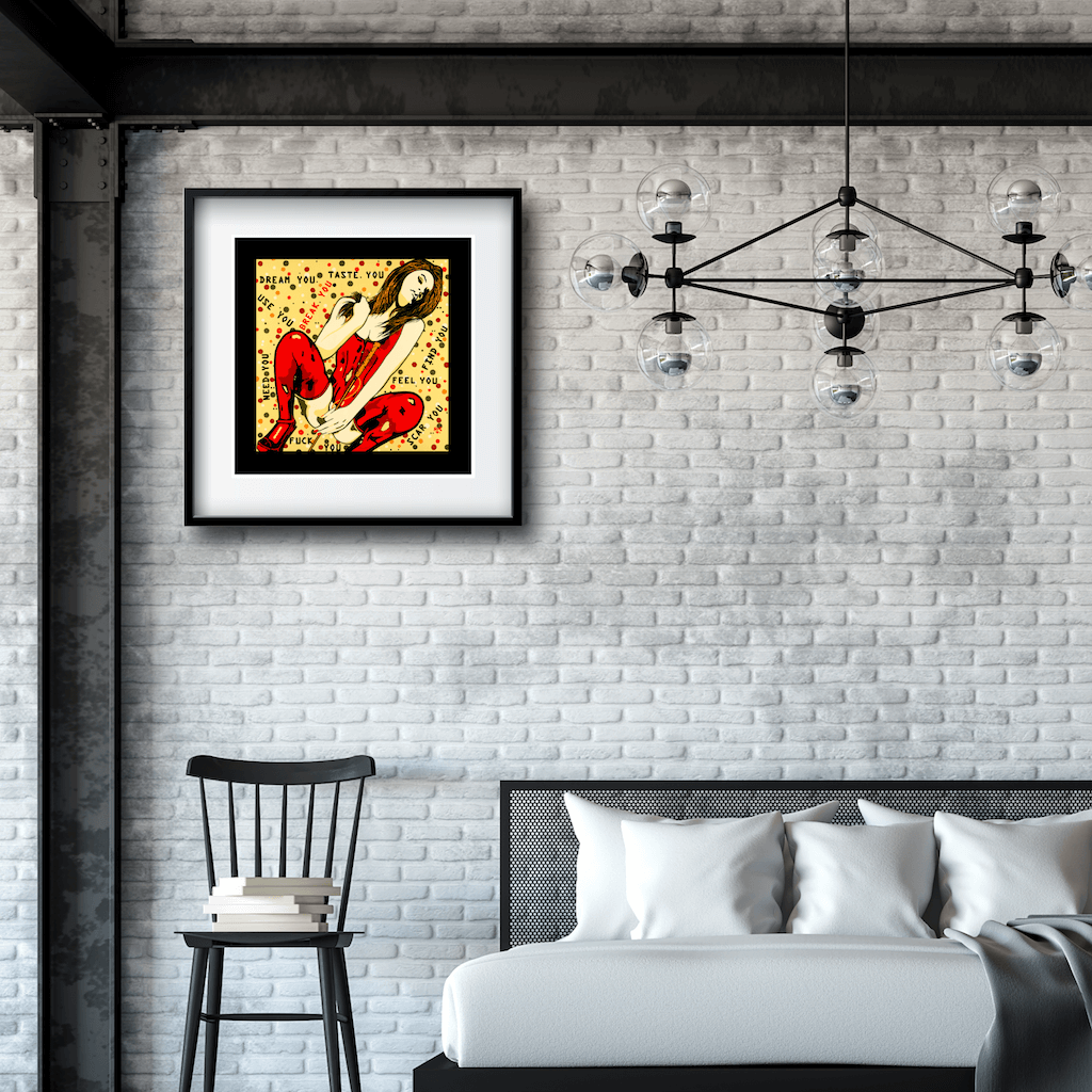 Buy BREAK YOU Erotic Art Prints by Artist Anita Nevar | Ravenged Online Store.