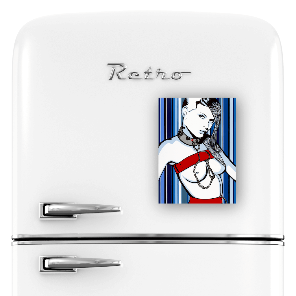 Erotic Art Fridge Magnet - Ravenged