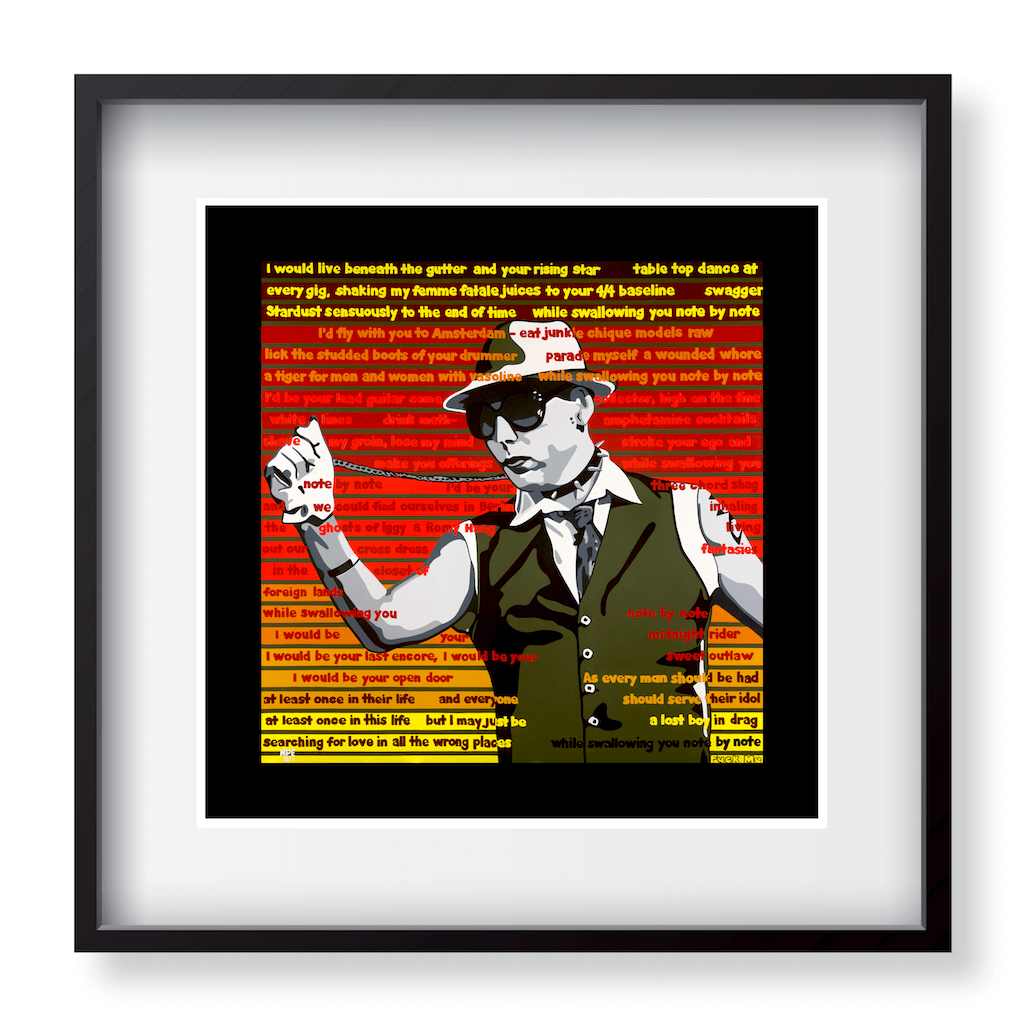 Buy ROCK N ROLL GIRLFRIEND Erotic Art Prints by Artist Anita Nevar | Ravenged Online Store.