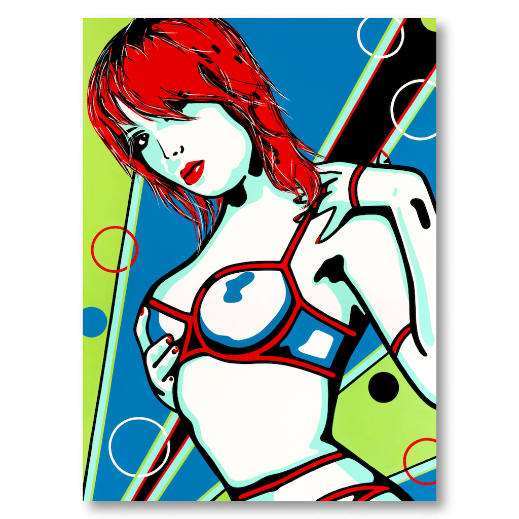 Buy SEDUCE ME Erotic Art Fridge Magnet | Home Decor Kitchen Gadget | Ravenged by Artist Anita Nevar. 