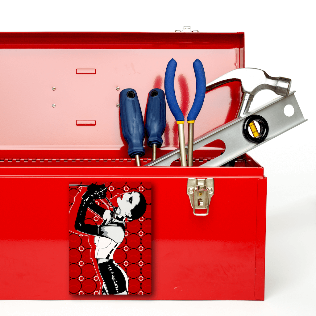 Buy SISTER MIDNIGHT Erotic Art Fridge Magnet | Home Decor Kitchen Gadget | Ravenged by Artist Anita Nevar. 